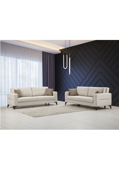 Kristal 3+3 Koltuk Takımı Bej
