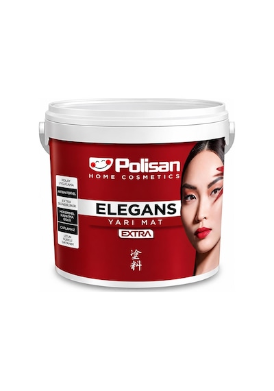 Polisan Elegans Extra Yarı Mat Silikonlu İç Cephe Boyası 12.5 Lt Beyaz Diğer