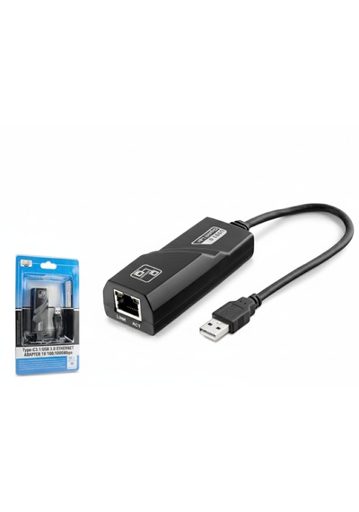 Ethernet Card Usb 3.0 1000mbps Siyah Hdx5274 Emr 1 Adet