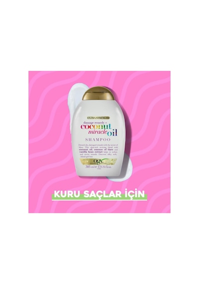 OGX Coconut Miracle Oil Yıpranma Karşıtı Sülfatsız Şampuan 385 ml