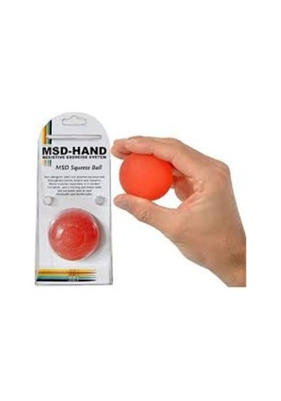 Msd Mvs Hand Silikon El Parmak Egzersiz Topu Kırmızı