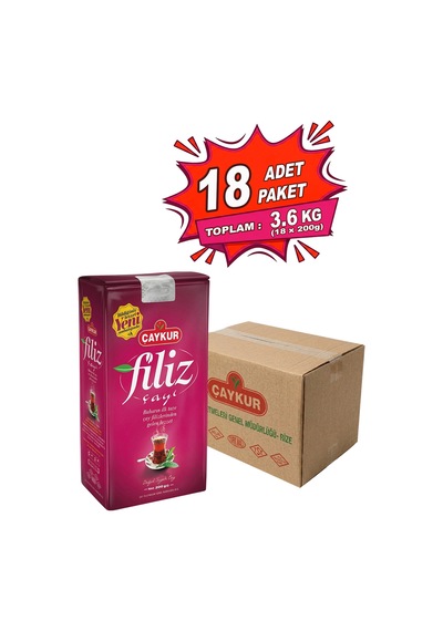 Filiz Çayı 200 Gr. Onsekizli Paket