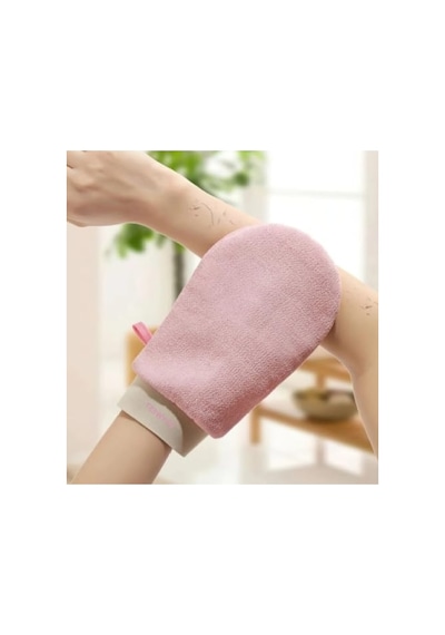 Yumuşak Peeling Eldiveni - Pembe Banyo Lifi
