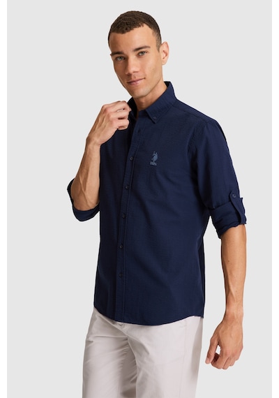 U.S. Polo Assn. U.s. Polo Assn. Erkek Açık Lacivert Gömlek Basic 50324638-vr059 U.S. Polo Assn. U.s. Polo Assn. Erkek Açık Lacivert Gömlek Basic 50324638-vr059