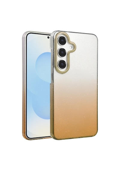 Samsung Galaxy Uyumlu, A55 5g Glossy Kapak - Çöl Titanyum