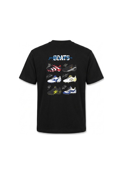 Respire Erkek Goats Baskılı Oversize T-shirt Siyah