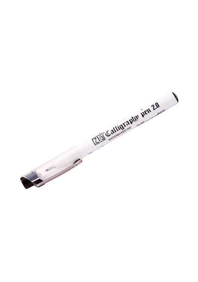 Üsküdarsanat Zig Calligraphy Pen Yan Kesik Kaligrafi Kalemi 2.0 MM Siyah
