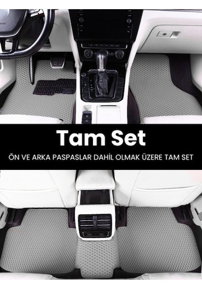 Skoda-super B- 2015-2023 İçin Eva İç Paspas Takımı Metal Topukluk Dahil