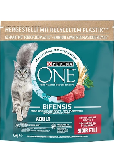 Purina ONE Bifensis  Sığır Etli Yetişkin Kedi Maması 1500 G