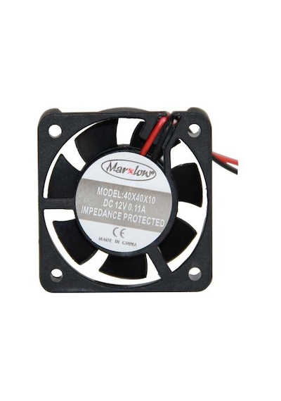 40x40x10mm 24V Dc 2 Pin Plastik Kasa Fanı