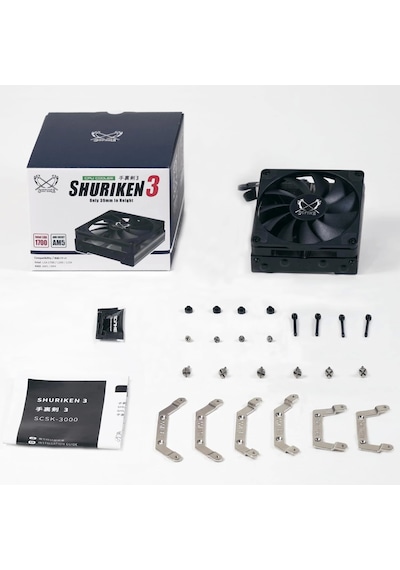 Shuriken 3, 92mm Düşük Profilli Cpu Soğutucu, Amd Am5/lga1700 Desteklenen