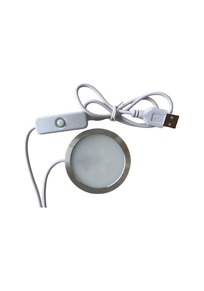 Dc 5v Alüminyum Kasalı Usb Anahtarlı Kablolu Led Kit 60 8mm Beyaz