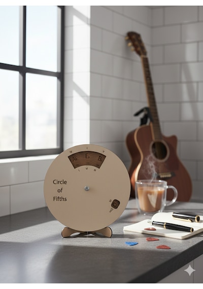 "Beşliler Çemberi" Circle Of Fifths Düzeneği