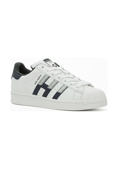 Letao Unisex Beyaz Sneaker İstiridye Burun Günlük Ayakkabı - Rahat Taban Beyaz - Lacivert Letao Unisex Beyaz Sneaker İstiridye Burun Günlük Ayakkabı - Rahat Taban Beyaz - Lacivert