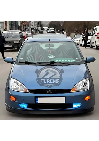 Ford Focus 1 1999-2004 Uyumlu H Lip Esnek Ön Lip 2 Parça Karlık Ön Ek Tampon Altı Dill
