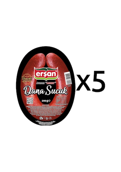 Erşan Dana Fermente Kangal Sucuk 5 x 200 G