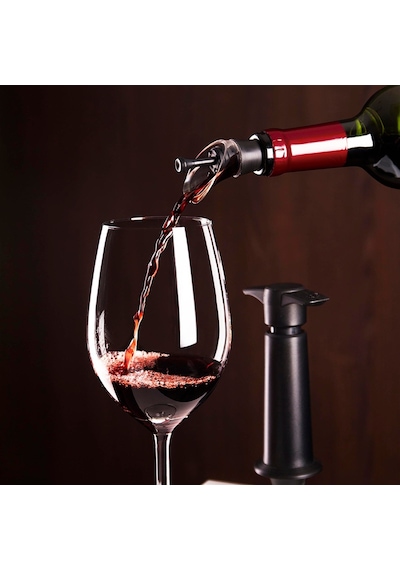 Vacu Vin 6504606 Şarap Servis Tıpa 2 Parça Kutulu Çok Renkli