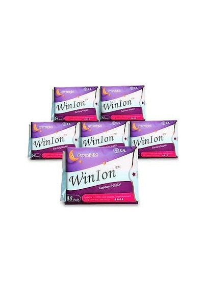 Winion Hijyenik Ped Gece 8'li x 6