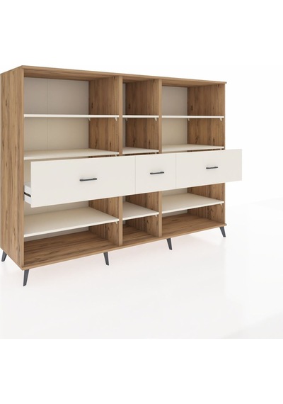 Kronos Dolap 9 Raflı 3 Çekmeceli 220x59x163 Çam-aytaşı Aytası - Atlas Çam Kronos Dolap 9 Raflı 3 Çekmeceli 220x59x163 Çam-aytaşı Aytası - Atlas Çam