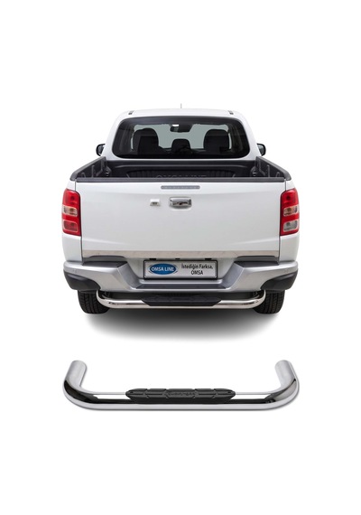 Ssangyong Kgm Musso 2026 Uyumlu Araca Özel Arka Koruma Ø76mm Krom
