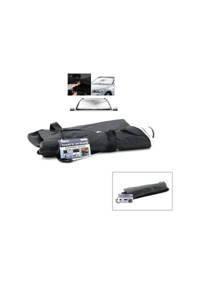 Oto - Araç Cam Güneşlik Şemsiyesi 10 Telli 78x39x130cm 5545 1 Adet