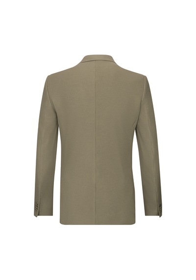 Hatemoğlu Yeşil Slim Fit Mono Yaka Klasik Ceket