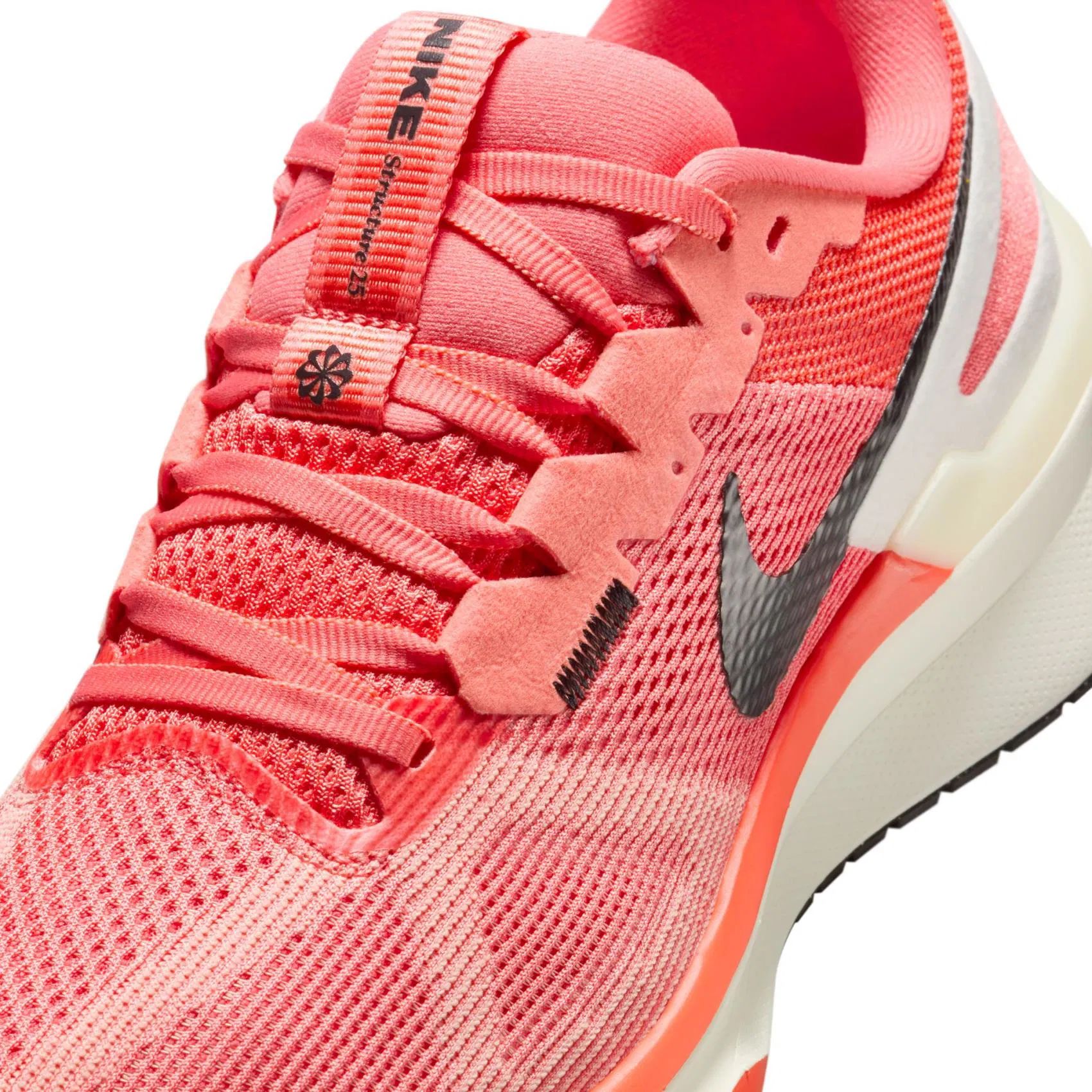 Nike Air Zoom Structure 25 Kadın Turuncu Koşu Ayakkabısı Çok Renkli