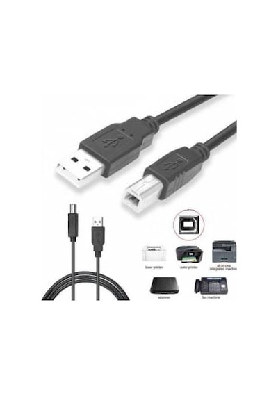 HP Uyumlu Laserjet P2015 Usb 2.0 Kare Usb Printer Yazıcı Kablo Usb