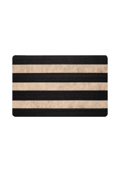 Delta Cc003a Bej Kaymaz Taban Nem Alıcı Toz Alıcı Kapı Önü Paspası Uv Dayanıklı 45x70 Cm