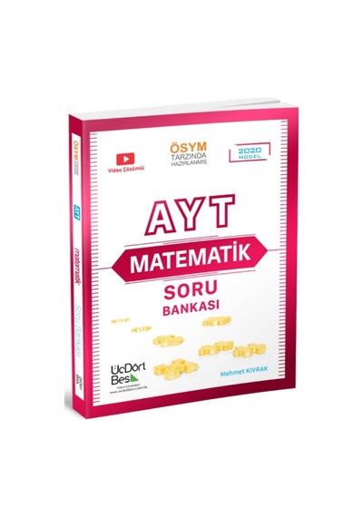 Üçdörtbeş Yayınları Ayt Matematik Soru Bankası 2020 Model