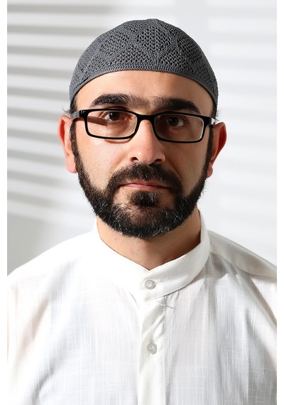 Makine Örgüsü Dantel Detaylı Namaz Takkesi Füme Füme