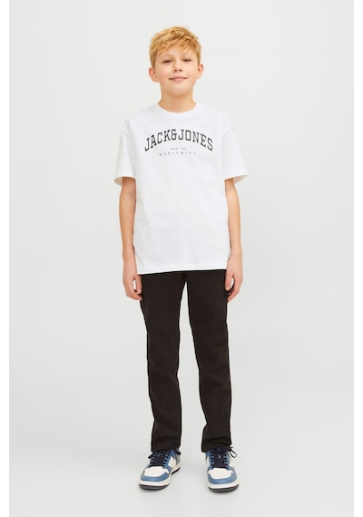 Jjecaleb Varsıty Tee Ss O Beyaz Erkek Çocuk Kısa Kol T-shirt White