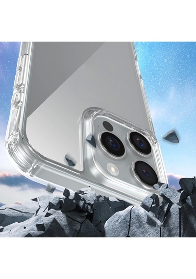 Apple Uyumlu iPhone 16 Pro Max Kılıf Airbagli Takılabilir Askı Aparatlı Redclick Snap Silikon Kapak