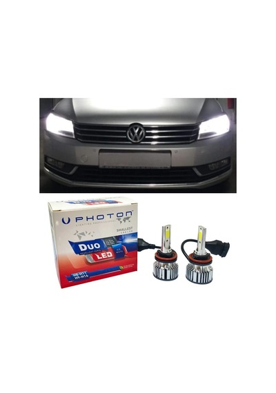 Vw Passat B7 Led Xenon Kısa Far Ampulü H7 Duo Yeni Seri Beyaz