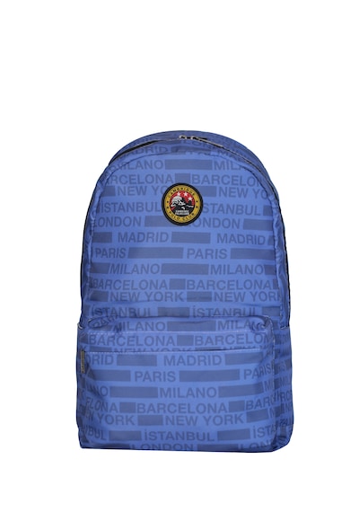 Mor Cities Ön Bölmeli Unisex Okul Çantası Mor
