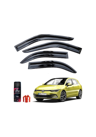 Vw Golf 8 Mügen Cam Rüzgarlığı 2020 Sonrası 4 Lü Takım+koku