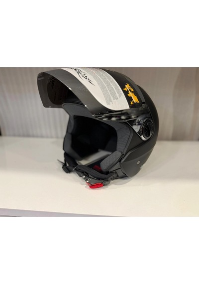 Kask Sway Sw 715 Matt Black Aynalı Vizör Mat Siyah