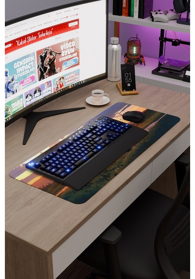 Kiki's Delivery Service Anime V3 - 70x30 Xl Gaming Kauçuk Kaymaz Taban Mouse Pad Fare Altlığı