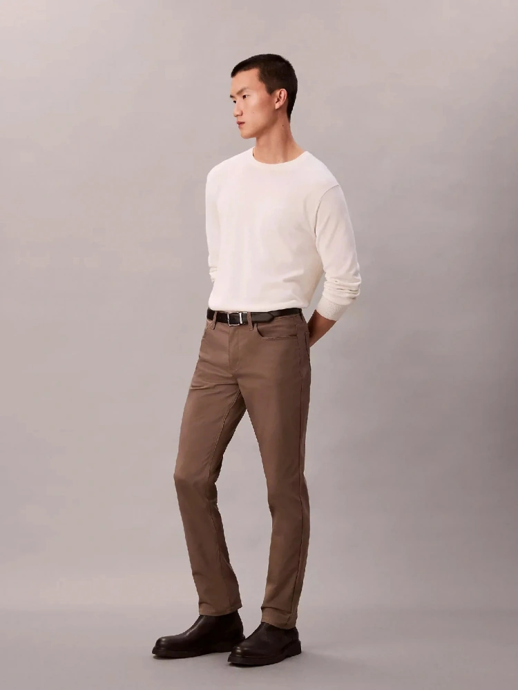 Calvin Klein Stretch 5pkt Pant Erkek Gri Pantolon Lv040vm614-pdk Gri