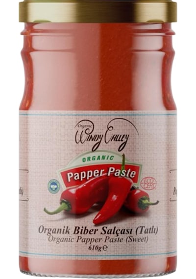 Organic Windy Valley Organik Tatlı Biber Salçası 610 G