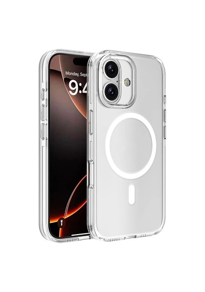 Apple Uyumlu iPhone 16 Kılıf M-safe Şarj Özellikli Kamera Korumalı Zore Kripto Kapak
