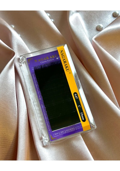 Premium Profesyonel İpek Kirpik C Kıvrım 0.07 Kalınlık 15mm