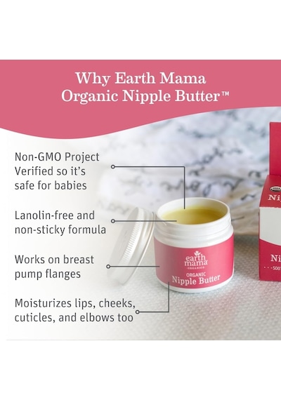 Earth Mama Nipple Angel Baby Emzirme Dönemi Göğüs Ucu Bakım Kremi 60 Ml