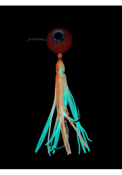 S.f. Melek Gözü Jig 180g Turuncu Uv - 0/3 No Paslanmaz İğne