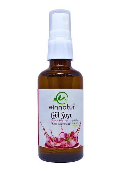 Einnatur Doğal Yağlı Gül Suyu Spreyli %100 Saf 50 ML