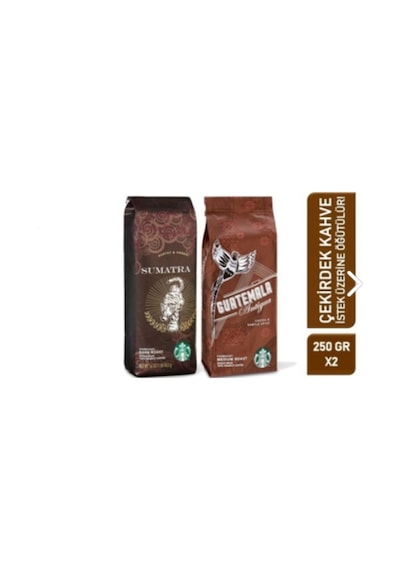 Starbucks Sumatra Ve Guatemala Çekirdek Filtre Kahve 2 x 250 G