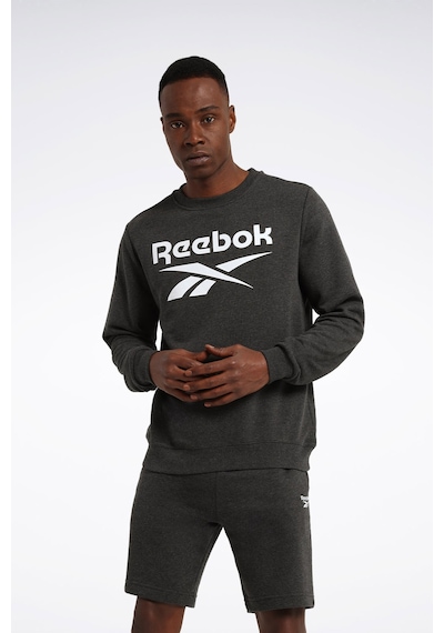 Reebok Identıty Bıg Logo Antrasit Erkek Sweatshirt Gri