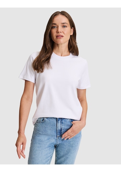 Pierre Cardin Beyaz Regular Fit Basic Tişört 50331306 Vr013