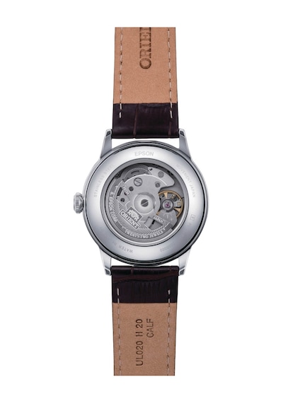 Orient Kurmalı Otomatik Deri Kahverengi Kristal Cam 38 Mm Erkek Kol Saati