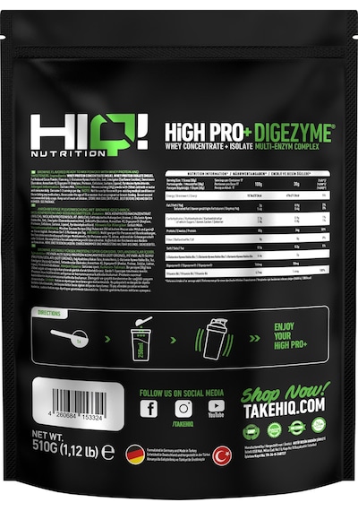 Hıq High Pro+ 510gr Brownıe Flavored